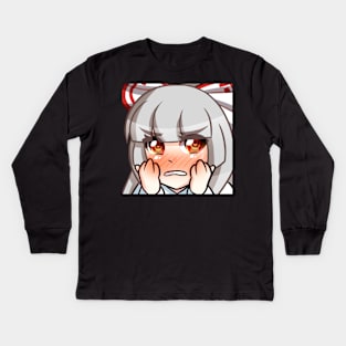 Fujiwara no Mokou Blush Kids Long Sleeve T-Shirt